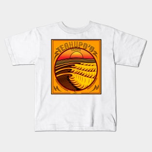 TEAHUPO'O TAHITI SURFING French Polynesia Kids T-Shirt